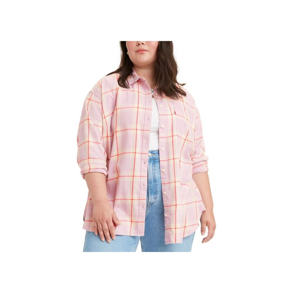 Levis Trendy Plus Size Henri Cotton Flannel Shirt